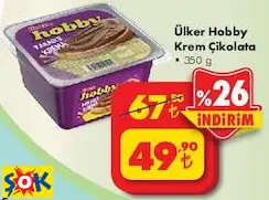 ÜLKER HOBBY KREM ÇİKOLATA 350 G